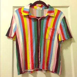 Ivy Rose. Rainbow Crop Top